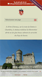 Mobile Screenshot of chateaudemontrottier.com